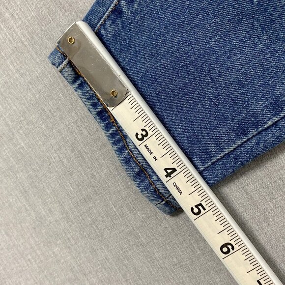 Levi's Wedgie Skinny Jeans High Rise Distressed Crop Button Fly Sz 26 - Picture 11 of 11